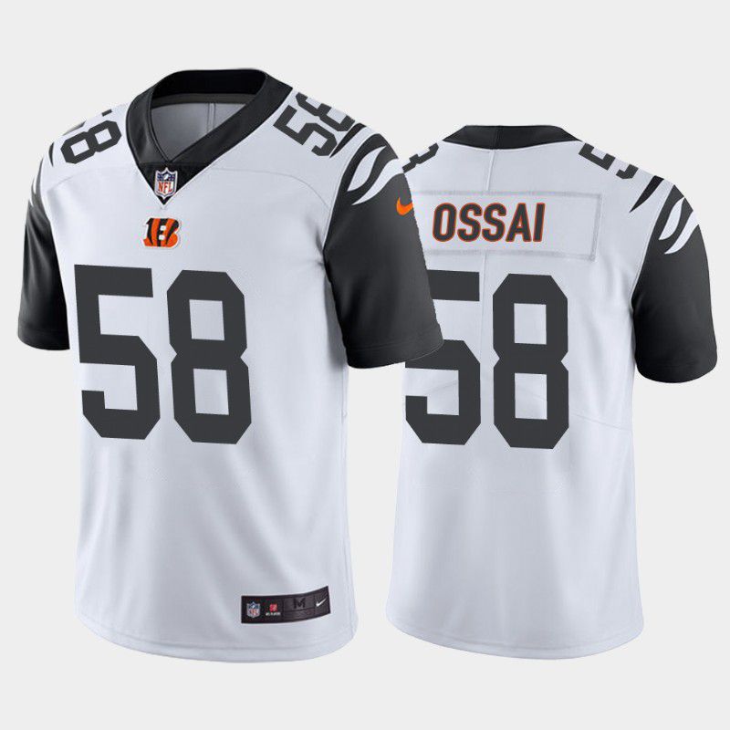 Men Cincinnati Bengals #58 Joseph Ossai Nike White Color Rush Limited NFL Jersey